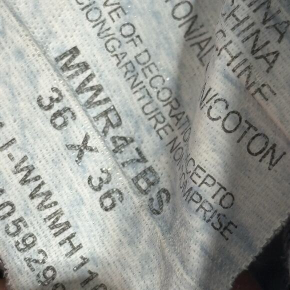 Rock 47 Wrangler Denim Jeans Men’s Western Thick Stitch Boot Cut 36X36 - Picture 8 of 8